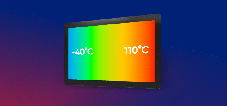 LCD temperature range