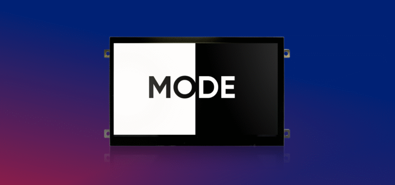 Positive and negative mode LCD Display