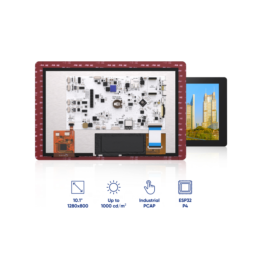 High Brightness, ESP-P4 series, 10.1″ TFT LCD 1280x800px - Image 2