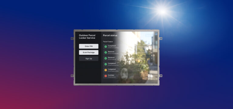 What makes a monitor sunlight readable?